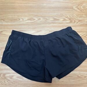 Oiselle Distance Shorts - Black Athletic Shorts Lightweight Elastic Waist